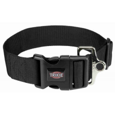 Trixie Premium nyakörv - fekete (M-L) 40-65cm/20mm nyakörv, póráz, hám kutyáknak
