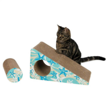Trixie Scratching Ramp - kaparó kartonból (türkiz) 44×23×21cm macskafelszerelés