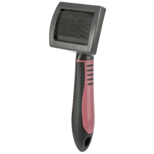 Trixie | Soft Brush - Puha fémszálas kefe fésűvel macskák részére (7x16cm) macskafésű
