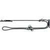  Trixie soft rope adjustable lead - kiképzőpóráz, fontt kötélből (fekete/szürke) kutyák részére (M-L: