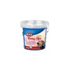Trixie Soft Snack Bony Mix - jutalomfalat (marha,bárány,lazac,csirke) kutyák részére (500g) jutalomfalat kutyáknak