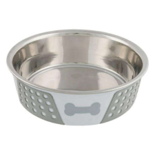 Trixie Stainless Bowl - Rozsdamentes tál, szilikon bevonattal (Ø17cm/0,75l) kutyatál