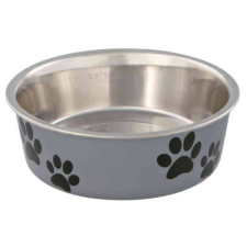 Trixie Stainless Steel Bowl - fémtál műanyag borítással (mintás, többféle színben) kutyák részére (0,3l/Ø12cm) kutyafelszerelés