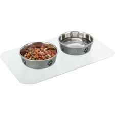 Trixie Stainless Steel Bowl - fémtál műanyag borítással (mintás, többféle színben) kutyák részére (1,5l/Ø21cm) kutyafelszerelés