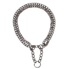 Trixie Stop-the-pull Chain - félfojtó lánc (kétsoros) 45cm/2mm nyakörv, póráz, hám kutyáknak