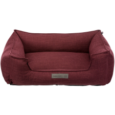 Trixie Talis Bed | Négyszögletes, peremes fekhely (bordó) kutyák részére - 60x50 cm szállítóbox, fekhely kutyáknak