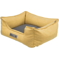 Trixie Talis Bed - négyszögletes, peremes fekhely (sárga/sötét szürke) kutyák részére (100x70cm) szállítóbox, fekhely kutyáknak