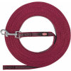 Trixie Tracking Leash, rubberized - nyomkövető póráz, gumírozott, S-M: 5m/15mm, sangria málna