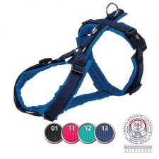 Trixie Trekking - túrahám - fekete/grafitszürke (XL) 80-97cm/25mm nyakörv, póráz, hám kutyáknak