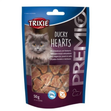 Trixie Trixie Premio Ducky Hearts - jutalomfalat (kacsa) macskák részére (50g) jutalomfalat kutyáknak