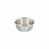 Trixie Trixie Tál fém szilikon fedéssel 0,75l/17cm fehér/szürke