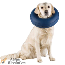 Trixie Védőgallér felfújható S-M kék nyakörv, póráz, hám kutyáknak