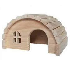 Trixie Wooden House - Manzárdtetős faház egerek és hörcsögök részére (19x11x13cm) kisállatfelszerelés
