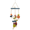Trixie Wooden Toy on a Rope | Fa játék kötéllel nagy papagájok részére - 24 cm