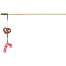 Trixie Xmas Horgászbot játék, Candy Cane, 48 cm, 92454 játék macskáknak