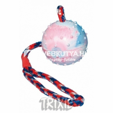 Trixie zsinóros labda 6 cm / 30 cm (TRX3305) játék kutyáknak