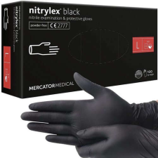 Trizand Nitril kesztyű 100 db. L - fekete védőkesztyű