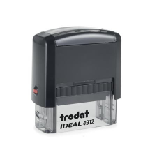 TRODAT Bélyegző, TRODAT &quot;Ideal 4912&quot;, fekete ház, fekete párnával bélyegző