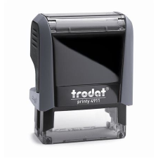TRODAT "Printy 4911" Bélyegző fekete ház kék párnával (IT4911K) (TRIT4911K) bélyegző