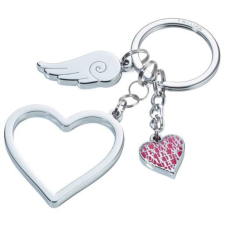 Troika Kulcstartó, 3 charm dísszel, TROIKA LOVE IS IN THE AIR (TROKR1701CH) kulcstartó