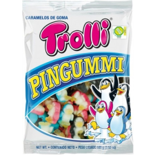 Trolli Pingvin Gluténmentes Gumicukor 100g csokoládé és édesség