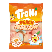 Trolli Trolli gyümölcsízzel töltött barackhab - 150g csokoládé és édesség