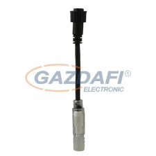 Tronix 010-197 csatlakozó, 13mm, fekete, IP44 kültéri izzósor