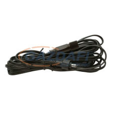 Tronix 016-050 hosszabbító kábel, 5m, fekete, IP44 kültéri izzósor
