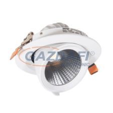 Tronix 136-083 LED Mélysugárzó 20W Állítható Ø145mm 24° 4000K fehér 2040lm világítás