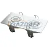 Tronix 148-002 Spot lámpatest 2-es süllyesztett szögletes üres fix 150x80mm IP20 alumínium