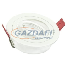 Tronix 148-557 Spot lámpatest süllyesztett kerek üres állítható d=92mm IP20 fehér világítás