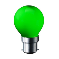Tronix 165-023 XX LED fényforrás P45 B22 1W zöld izzó