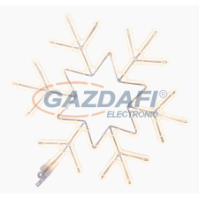 Tronix 580-032 Motívum, hópehely, 50*43 cm, 3000K, meleg fehér Neon LED kültéri izzósor