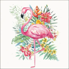 Tropical Flamingo papírszalvéta 33x33cm, 20db-os konyhai eszköz