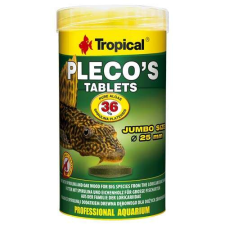 Tropical Pleco's Tablets 250ml/135g 48db tablettás haltáp algaevők számára haleledel