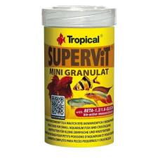 Tropical Supervit Mini Granulat 100ml/65g granulált haltáp béta-glükánnal haleledel