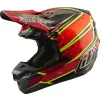 TROY LEE DESIGNS SE5 Carbon Mips bukósisak - Wings piros TROY LEE DESIGNS Sisakok és ruházat Sisakok és tartozékok Offroad sisakok