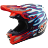 TROY LEE DESIGNS SE5 Kompozit Mips Bukósisak - Overspray Lila/Fehér TROY LEE DESIGNS  Sisakok és ruházat Sisakok és tartozékok Offroad sisakok