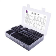 TRU COMPONENTS T1905CA055 Zsugorcső készlet Fekete 750 rész (T1905CA055) villanyszerelés