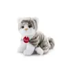 Trudi Kitten Brad white/grey - Cica fehér/szürke 14cm