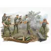 TRUMPETER 1/35 s.FH 18 német lövegkezelő katonák modell kiegészítő