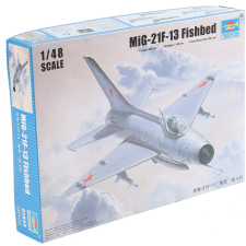 TRUMPETER 1/48 Mig-21 F-13/J-7 vadászgép katonai repülőgép modell makett