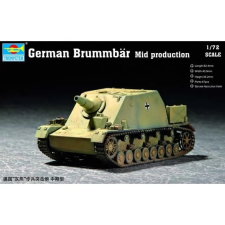 TRUMPETER 1/72 Brummbaer német önjáró löveg modell köztes változat makett