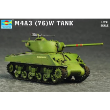 TRUMPETER 1/72 M4A3 76(W) tank modell makett