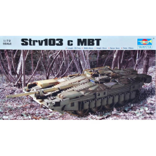 TRUMPETER 1/72 Strv103 c tank modell makett