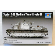 TRUMPETER 1/72 T-28 közepes tank modell szegecselt változat makett