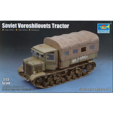 TRUMPETER 1/72 Voroshilovets szovjet lánctalpas teherautó modell makett