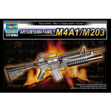  Trumpeter AR15/M16/M4 Family-M4A1/M203 1:3 (01909) makett
