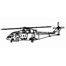 Trumpeter EH-101 (3 aircraft) 1:350 (06265) makett