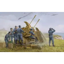  Trumpeter German 37mm Flak 43 Zwilling 1:35 (02347) makett